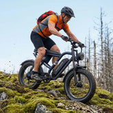 MX10 Fettreifen E-Bike - 20x4.0 All-Terrain - Schwarz/Grau