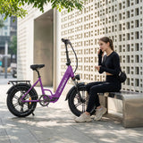 Literider 2.0 Folding Fat Tire E-Bike - MOZO suspension