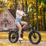 Polaris Full-Suspension Fat Tire E-Bike - dual suspension detail