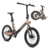 Smart30 Belt Drive Folding E-Bike - front view