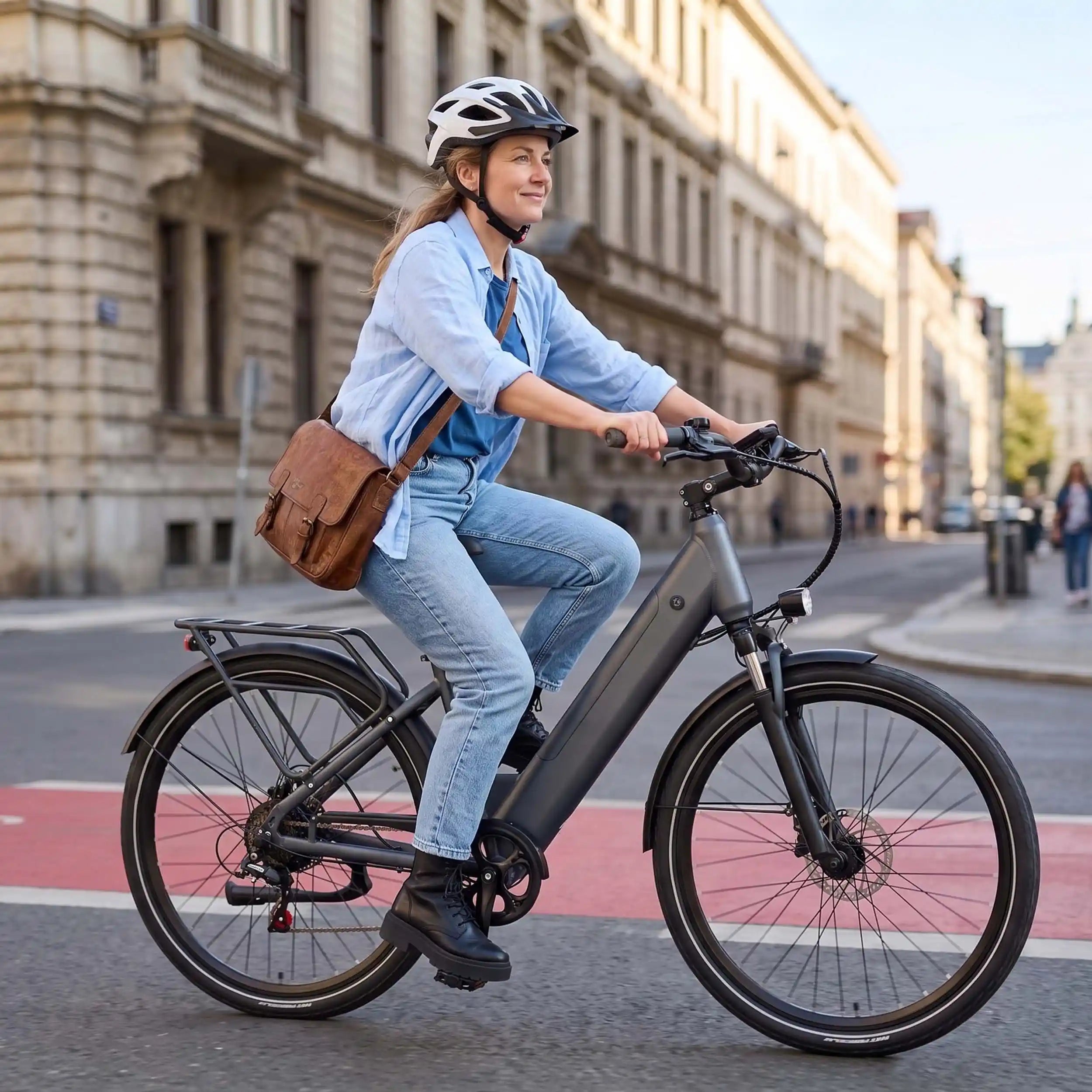 Lira Long Range City E-Bike - side profile