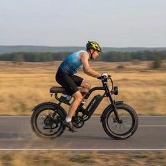  MX10 Fettreifen E-Bike - 20x4.0 All-Terrain - Schwarz/Grau