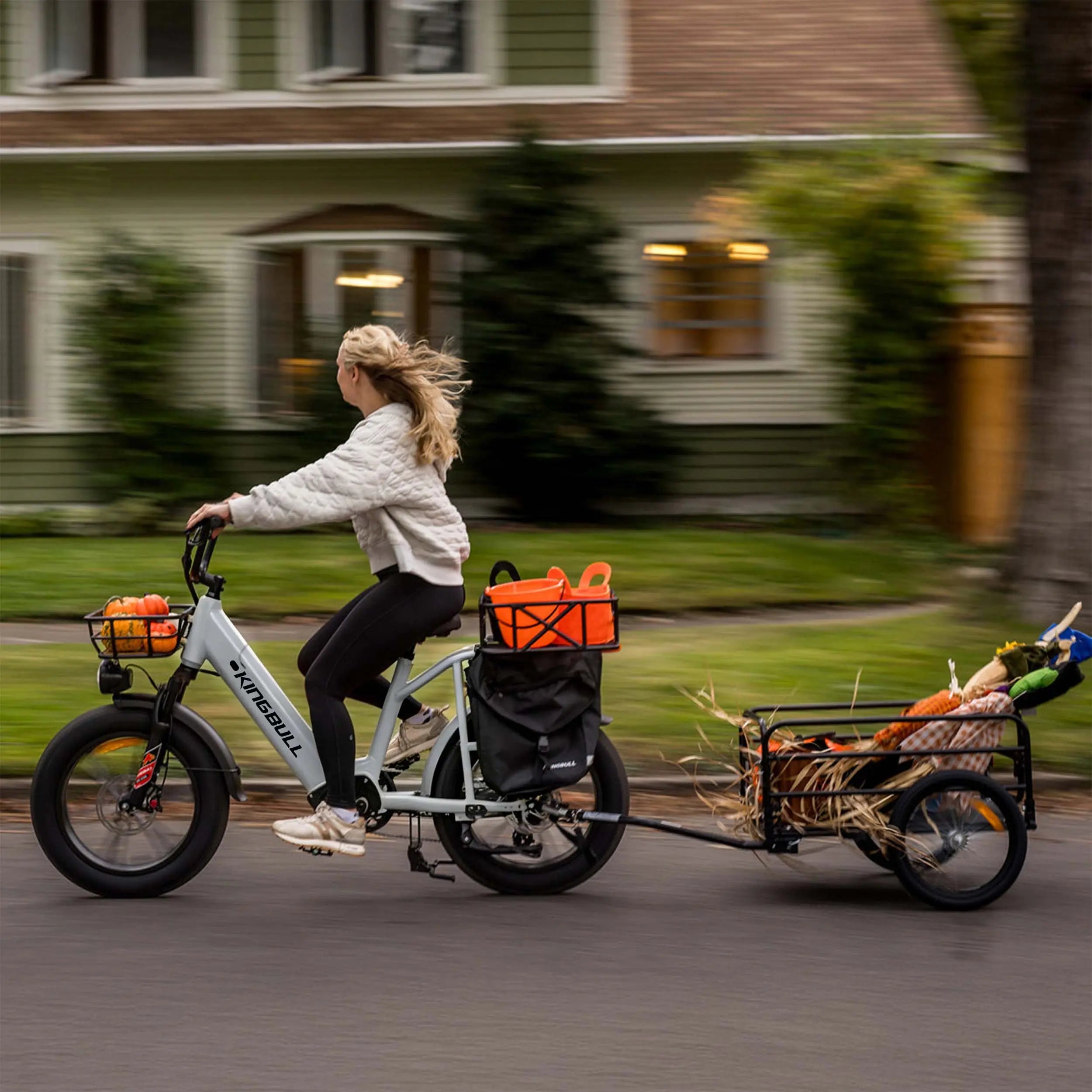 Voyager 2.0 750W Fat Tire E-Bike - studio shot