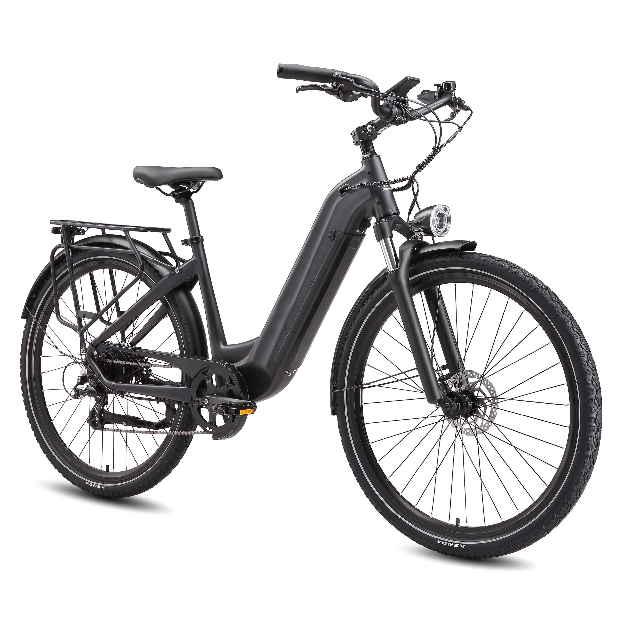 Marathon Long-Range City E-Bike - side profile white