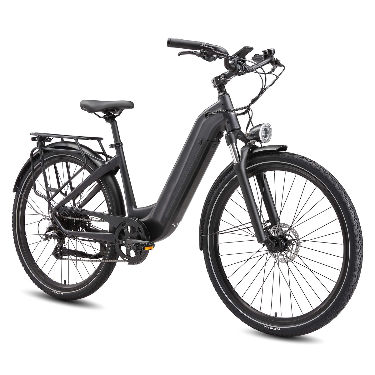Marathon Long-Range City E-Bike - side profile white