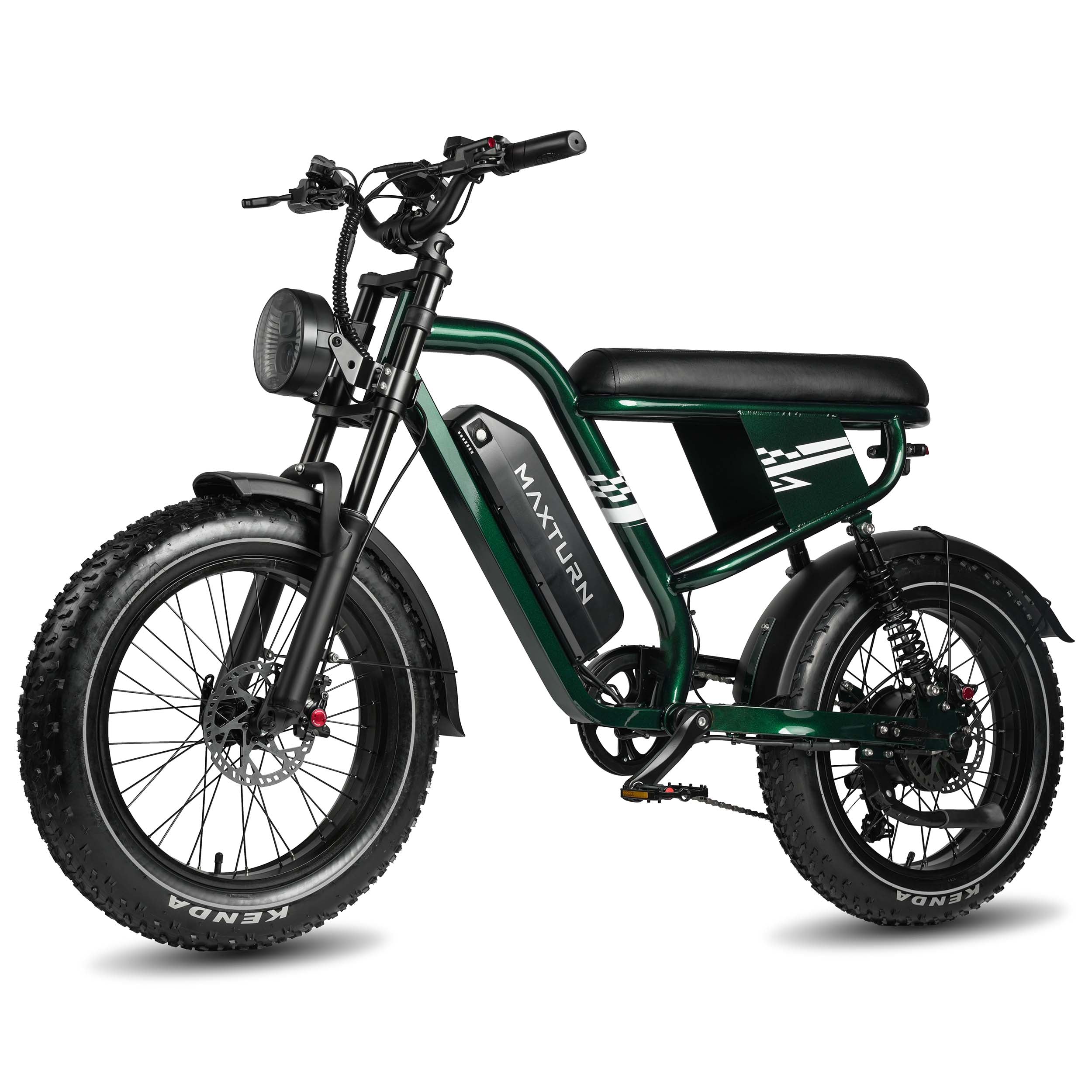MX10 Retro Fat Tire E-Bike - Shimano 7-speed