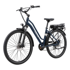 Urban 7 Pendler-E-Bike - 70 km Reichweite - Blau/Schwarz