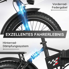  Polaris Vollgefedertes Fatbike - 20x4.0 - Camouflage/Schwarz