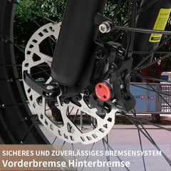 W66 Klassisches Fettreifen E-Bike - Sandbeige