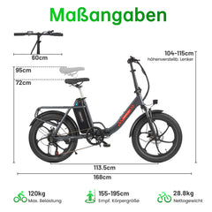 Mule Lasten-E-Bike - 20x3.0 Schwerlast - Schwarz